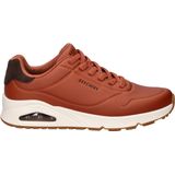 Skechers - Sneaker 183007 COG UNO Tailored Air - Cognac - Synthetisch Materiaal