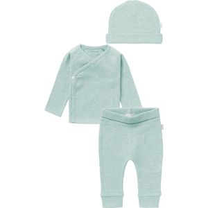 Noppies - kledingset - (3delig) - Mint - Broek Naura -Shirt Nanyuki -Muts Nevel - Mint - Maat 62