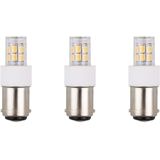 SPL - Ba15d - LED Lamp - Warm Wit - 2.1W - 255lm - LED Buislamp T17 - 3 Stuks
