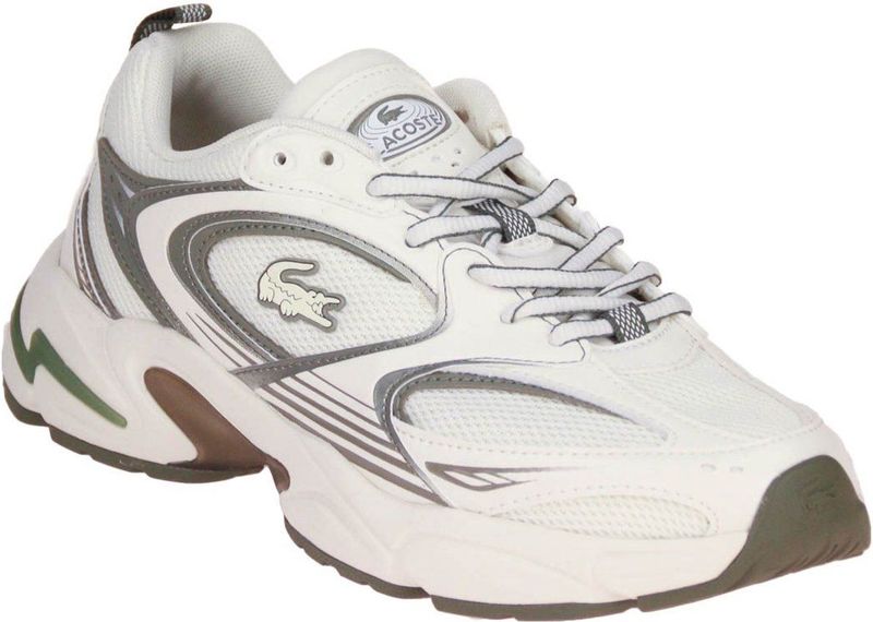 Lacoste - Storm 96 2K - Sportschoenen - Beige - Dames - Leer