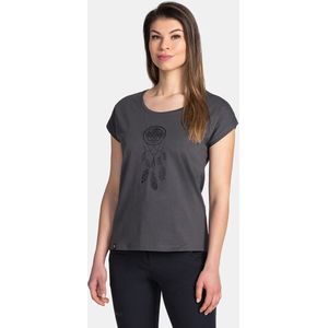 Dames katoenen t-shirt kilpi roane-w grijs 36