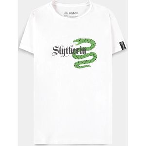 Harry Potter - Slytherin Kinder T-shirt - Kids 122 - Wit