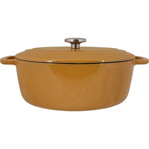Cosy & Trendy - Fontestic - Ovale Marmite - Mer - Fonte - 31X24XH12CM