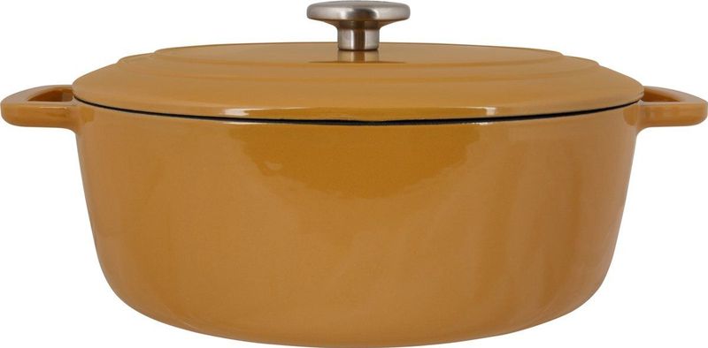 Cosy & Trendy - Fontestic - Ovale Marmite - Mer - Fonte - 31X24XH12CM