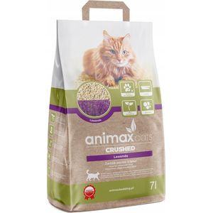 Animax - Kattenbakvulling - Klonterende strooisel - lavendel - geplet, 7 liter