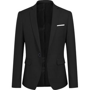 Allthemen Heren Blazer Suit Jacket - Heren slim fit jas - XS