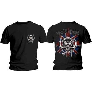 Motorhead - British Warpig & Logo Heren T-shirt - M - Zwart
