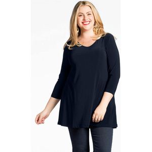 Tuniek - Dolce - V-hals - Driekwart Mouwen - Flare Pasvorm