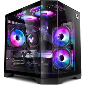Vibox IV-580 Gaming PC - Ryzen 7 5700X - RTX 5060 - 16GB RAM - 1TB NVMe SSD - Windows 11 - WiFi