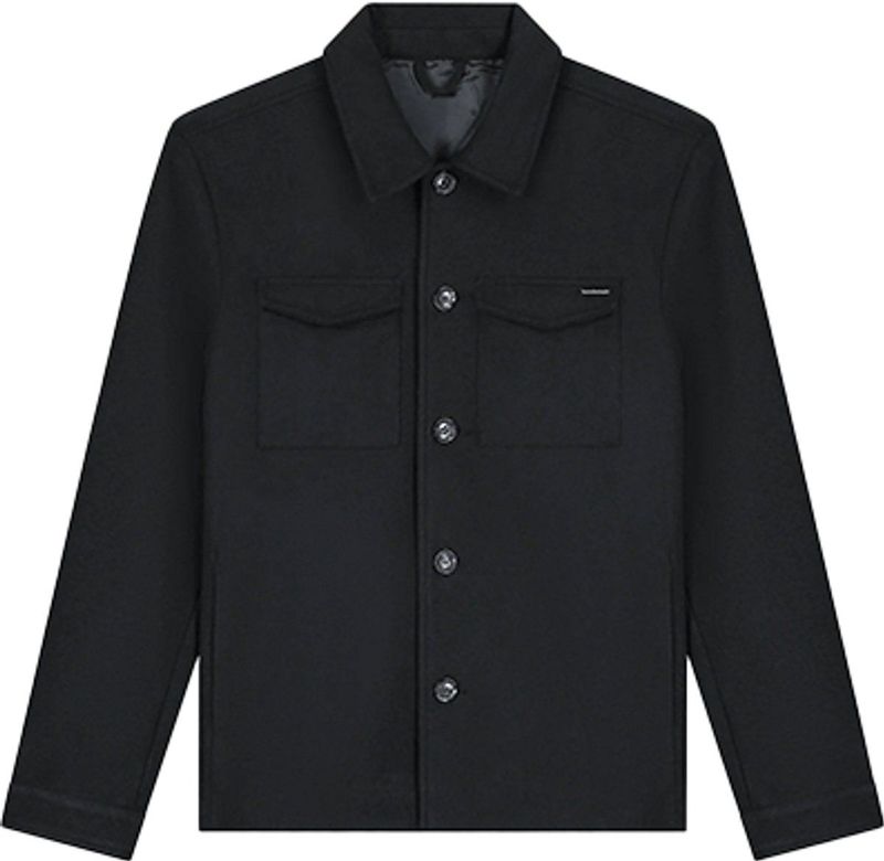 Malelions Wool Shacket - Black XS