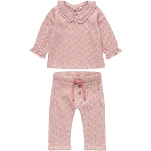 Noppies - Kledingset - 2 delig - Broek Lancaster Roze - Shirt Louisa Roze - Maat 74