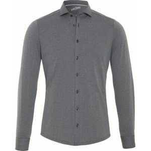 Pure - Functional Overhemd Antraciet - Heren - Maat 37 - Slim-fit