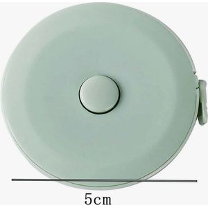 Rolmaat - Meetlint Lichaam - Meetband - Klussen Meetlint - Lintmeter - Hobby Meetlint - Omtrekmeter - Uittrekbaar - 150cm - Groen