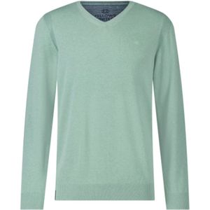 Fellows United Pullover V-neck Iconic Basics Mid green (99.1102 -175)