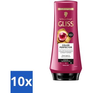 Gliss - Hair Repair - Conditioner voor Kleurbehoud en Glans - 200 ml - Bulkverpakking - 10 stuks