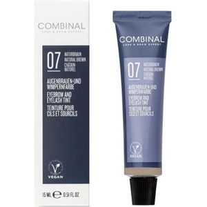 Combinal - Wenkbrauw- en Wimperverf - Lichtbruin - 15 ml - Permanente Verf voor Wenkbrauwen en Wimpers