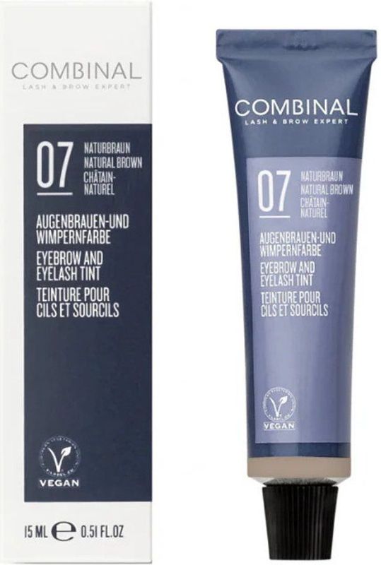 Combinal - Wenkbrauw- en Wimperverf - Lichtbruin - 15 ml - Permanente Verf voor Wenkbrauwen en Wimpers