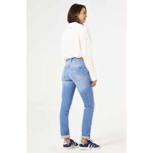 GARCIA Caro Curved Dames Slim Fit Jeans Blauw - Maat W28 X L32