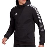 Adidas Tiro 21 Sweater Met Kap Heren - Zwart | Maat: 3XL