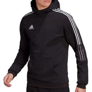Adidas Tiro 21 Sweater Met Kap Heren - Zwart | Maat: 3XL