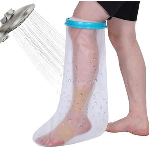 Green Glow - Waterdichte beenbescherming voor volwassenen, herbruikbaar, gips-beenbedekking, waterdichte afdekking