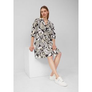 s.Oliver - Jurk - Viscosemix - 3/4-mouwen - Met Steekzakken