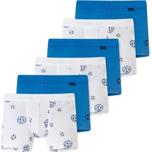 Schiesser Jongens shorts / pants 6 pack Kids Boys fijnrib Organic Cotton