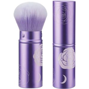 Intrekbare make-upkwast - Make-upkwast voor highlighter, blush, bronzer en poeder - Paars