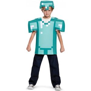 DISGUISE - Minecraft pantser kostuum voor kinderen - 134/152 (10-12 jaar)