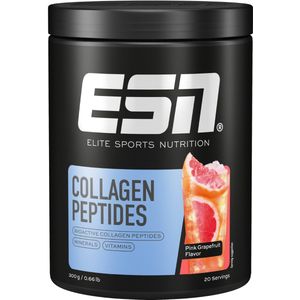 ESN Collagen Peptides, Pink Grapefruit, 300 g – 20 Porties Collageenpoeder met Vitamine C & Mineralen