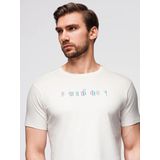 Ombre - T-Shirt Heren - Wit - 3D print