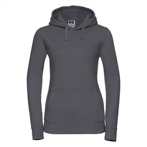 Russell - Authentic Hoodie Dames - Donkergrijs - M