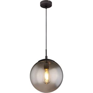 Globo hanglamp Blama - zwart - metaal - 30 cm - E27 fitting - 15830H1