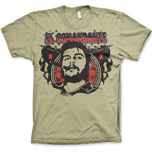 Hybris Che Cigar El Comandante T-Shirt Khaki-2XL