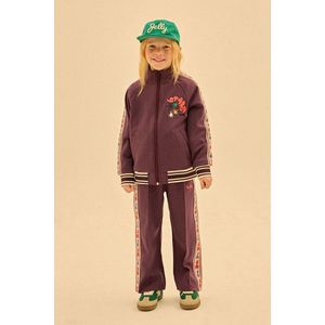 Jelly Mallow Chess Track Jacket Jassen Kids - Winterjas - Bordeaux - Maat 98