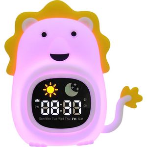 Sleeptrainer - Wekker Kinderen - Nachtlamp - Oplaadbaar - Whitenoise