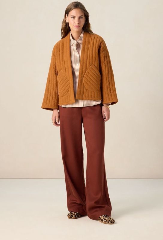 Sissy-Boy - Gewatteerde Kimono - Bruin