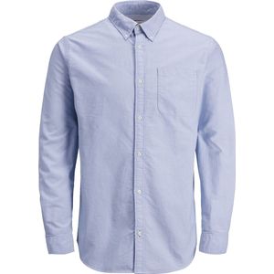 Jack & Jones - Heren Overhemden Classic Oxford - Blauw - Maat XL