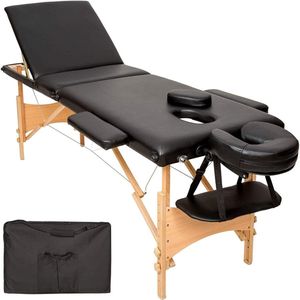 Massagetafel – Behandelbank – Massagebed – Massagebank – Massagebank inklapbaar – Verstelbare Hoogte tot 86 cm – Zachte PU Bekleding met 5 cm Padding