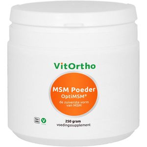 VitOrtho - OptiMSM - MSM Poeder - Mineraalpreparaat - 2000 mg per dagdosering