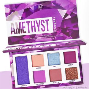 BH Cosmetics Amethyst February Palette | 7-in-1 Gezichtspalet | Paarse Tints | Vegan & Dierproefvrij