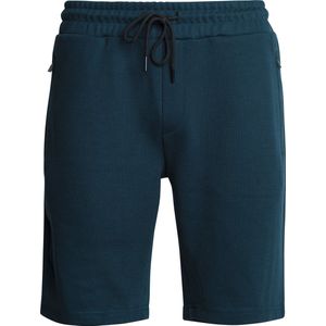 Mario Russo - Heren Shorts Pique Short - Blauw - Maat XXL