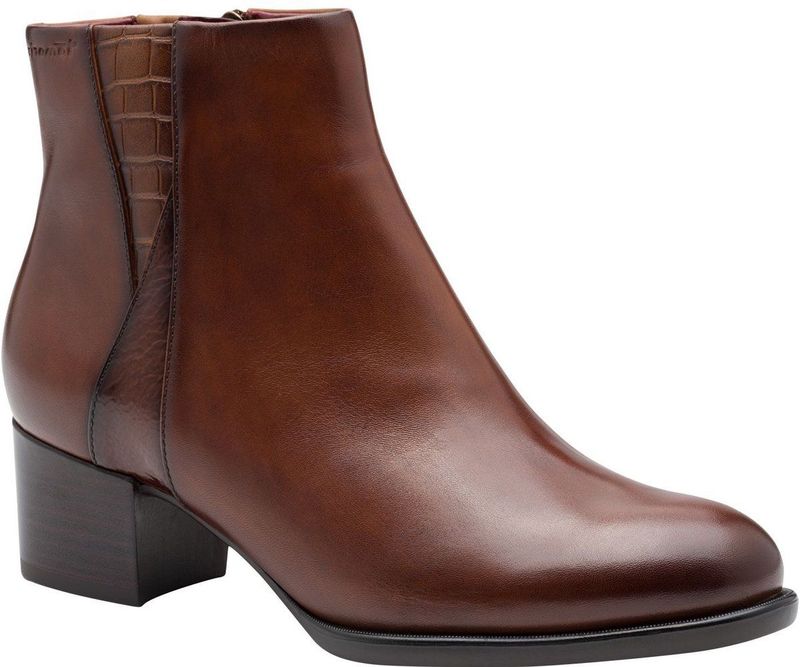 Tamaris - Boot Heel - Enkellaarsje - Bruin - Blokhak 5 cm