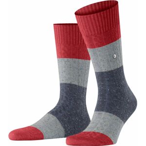 Burlington Nautical Cable Sokken Heren 21979 8281 red 40-46