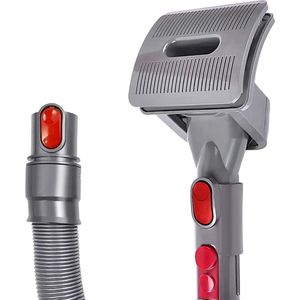 ZENC® Haarborstel Geschikt voor Dyson Steelstofzuiger V15, V11, V10, V8 & V7 - Huisdierverzorgingsset - Accessoires - Grijs