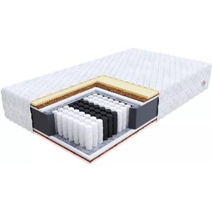 FDM® SUMMER Matras 140x200 cm - Pocketvering Matrassen Tweepersoons - Hoogte 29 cm H3 en H4 - Dubbelzijdig - 7 zones - Afritsbaar hoes wasbaar - Antiallergisch en Ademende - Öko-Tex gecertificeerd