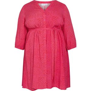 EVOKED VILA VIPAYA V-NECK 3/4 DRESS/SU/CUR Dames Jurk - Maat 46