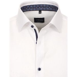 Venti Wit Overhemd Oxford Weving Modern Fit 103522000-000 - 3XL