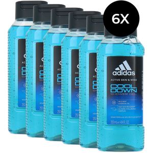 Adidas Cool Down Shower Gel - 6 x 250 ml