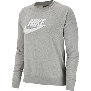 Nike - Essentials Crew FLC HBR - Sweatshirt - Grijs - Dames
